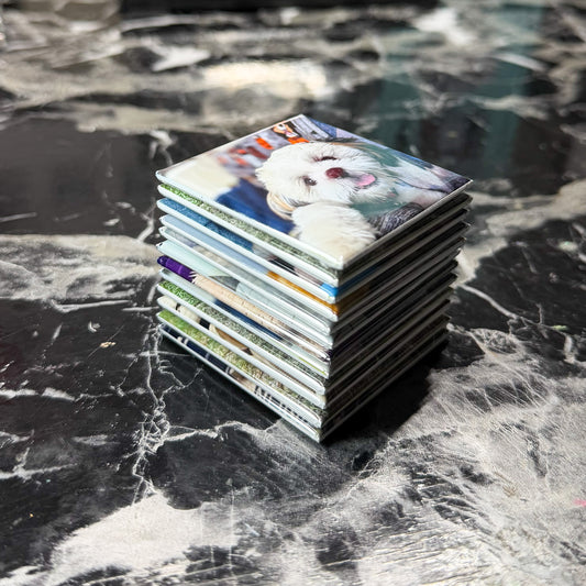 Set of Custom 12 Photo Magnet Buttons